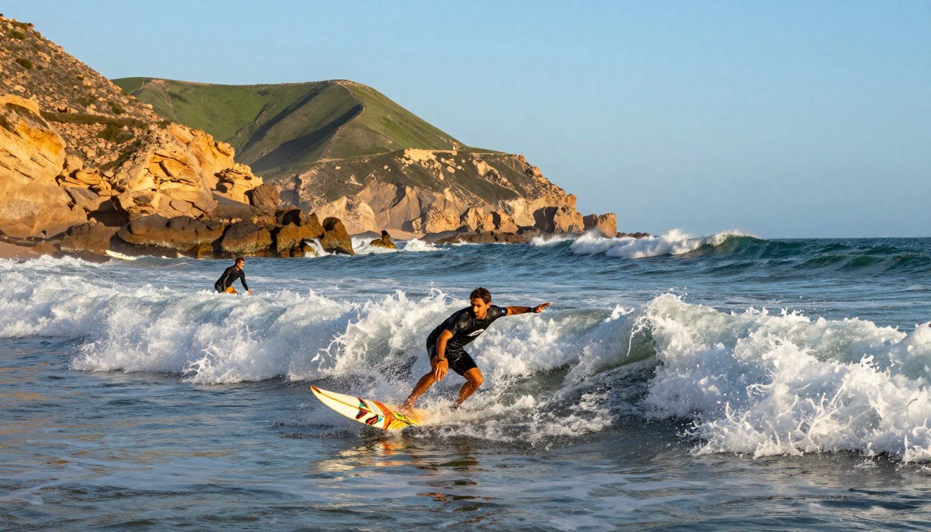 surfing in morocco